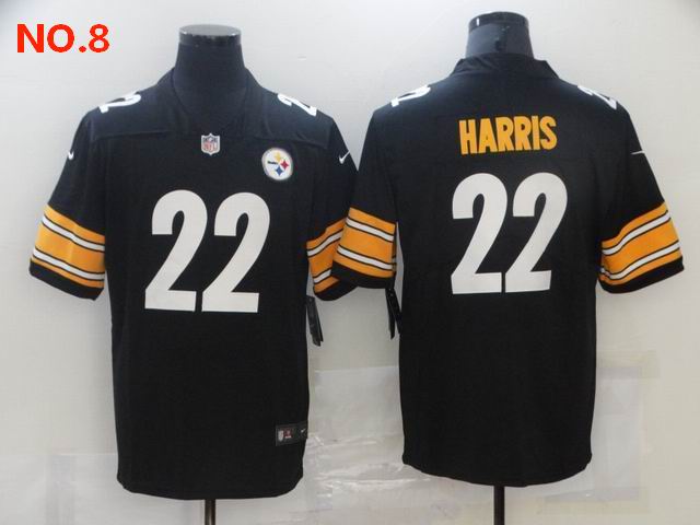 Men's Pittsburgh Steelers #22 Najee Harris Jersey NO.8;